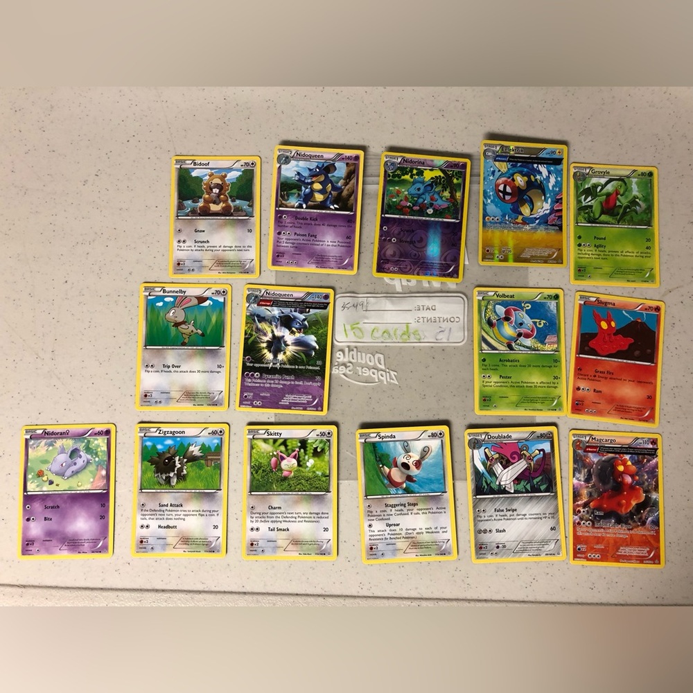 Pokémon Trading Card Collection of 15 cards